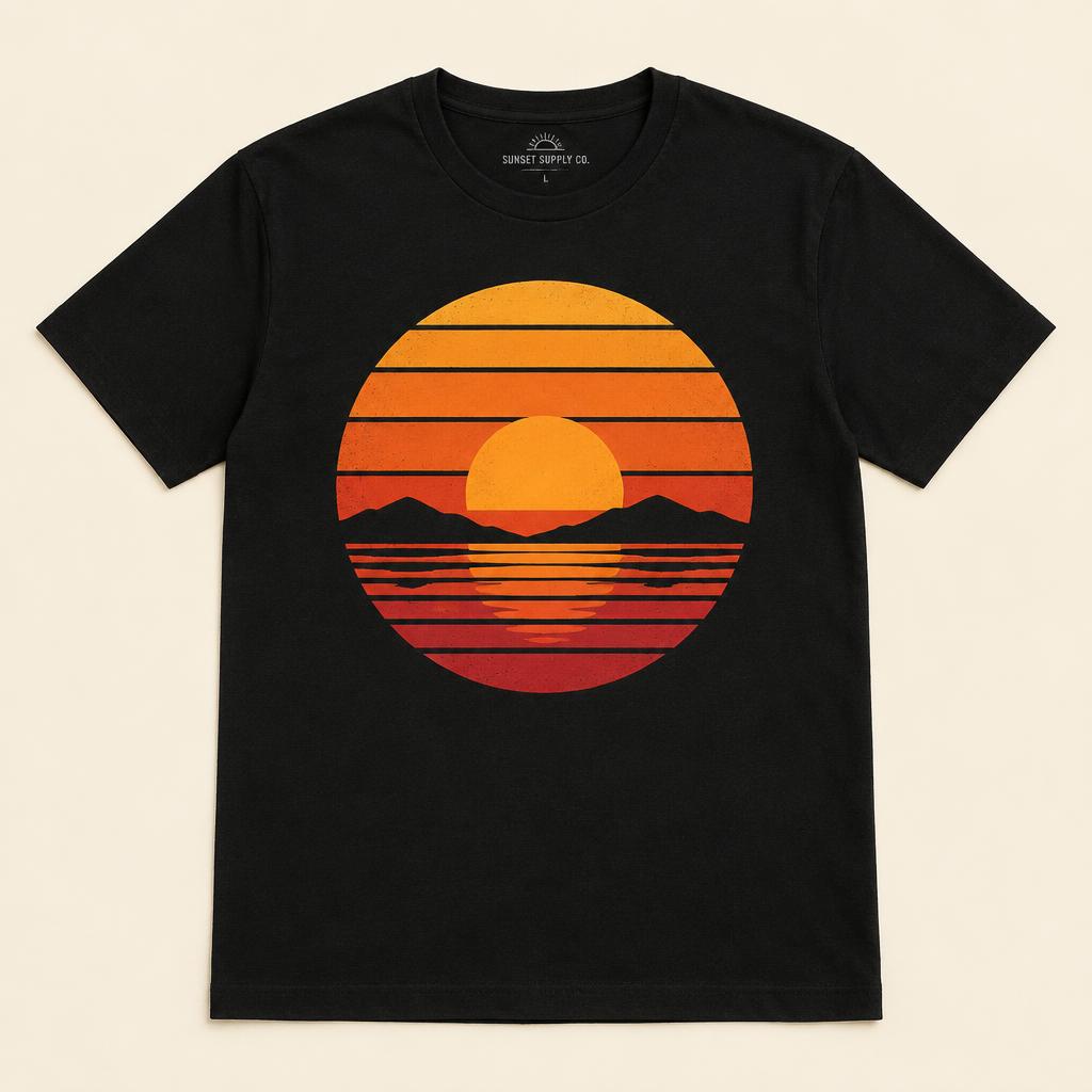 Sunset Stripes Tee